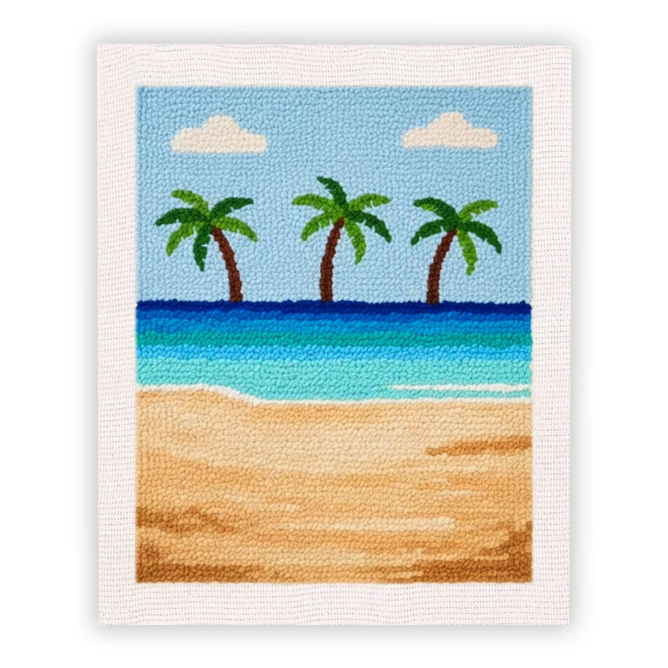 Kit Punch Needle Paesaggio – Ricamo DIY Completo per Principianti