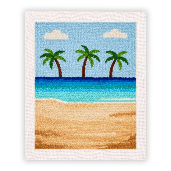 Kit Punch Needle Paesaggio – Ricamo DIY Completo per Principianti
