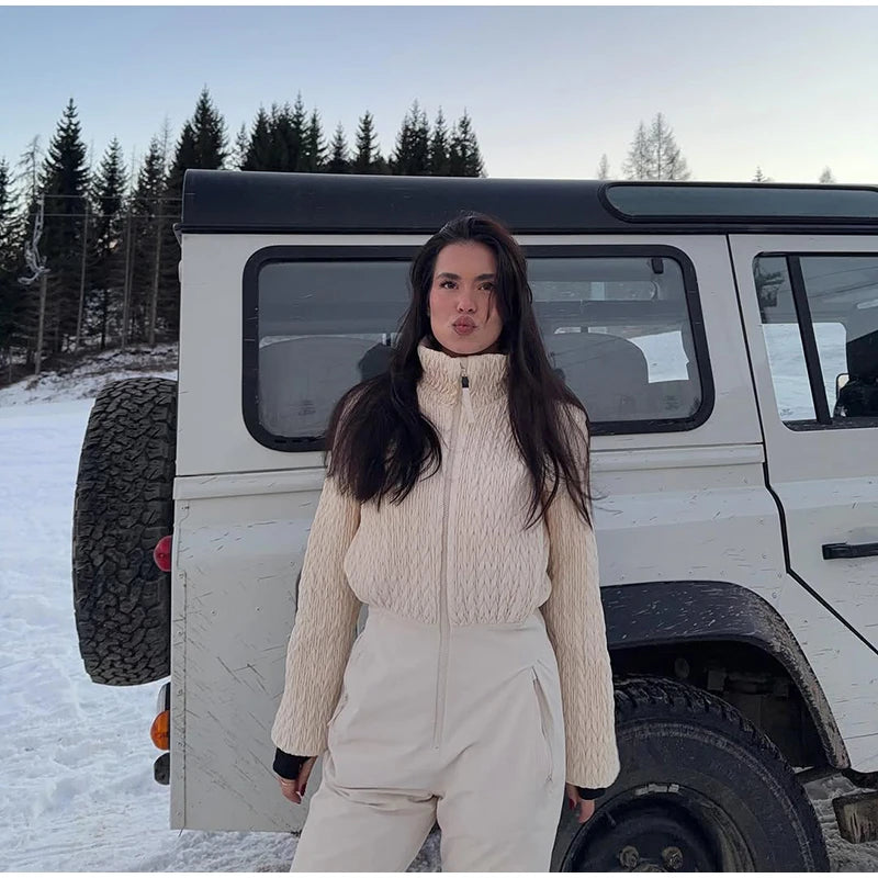 Tuta invernale trapuntata donna e varianti interne A/B