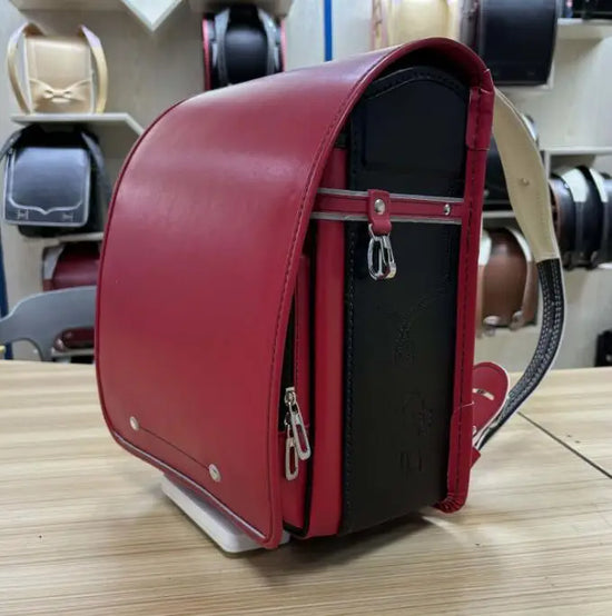 Zaino Scuola Giapponese Randoseru in Ecopelle – Backpack Rigido Ergonomico Bambini