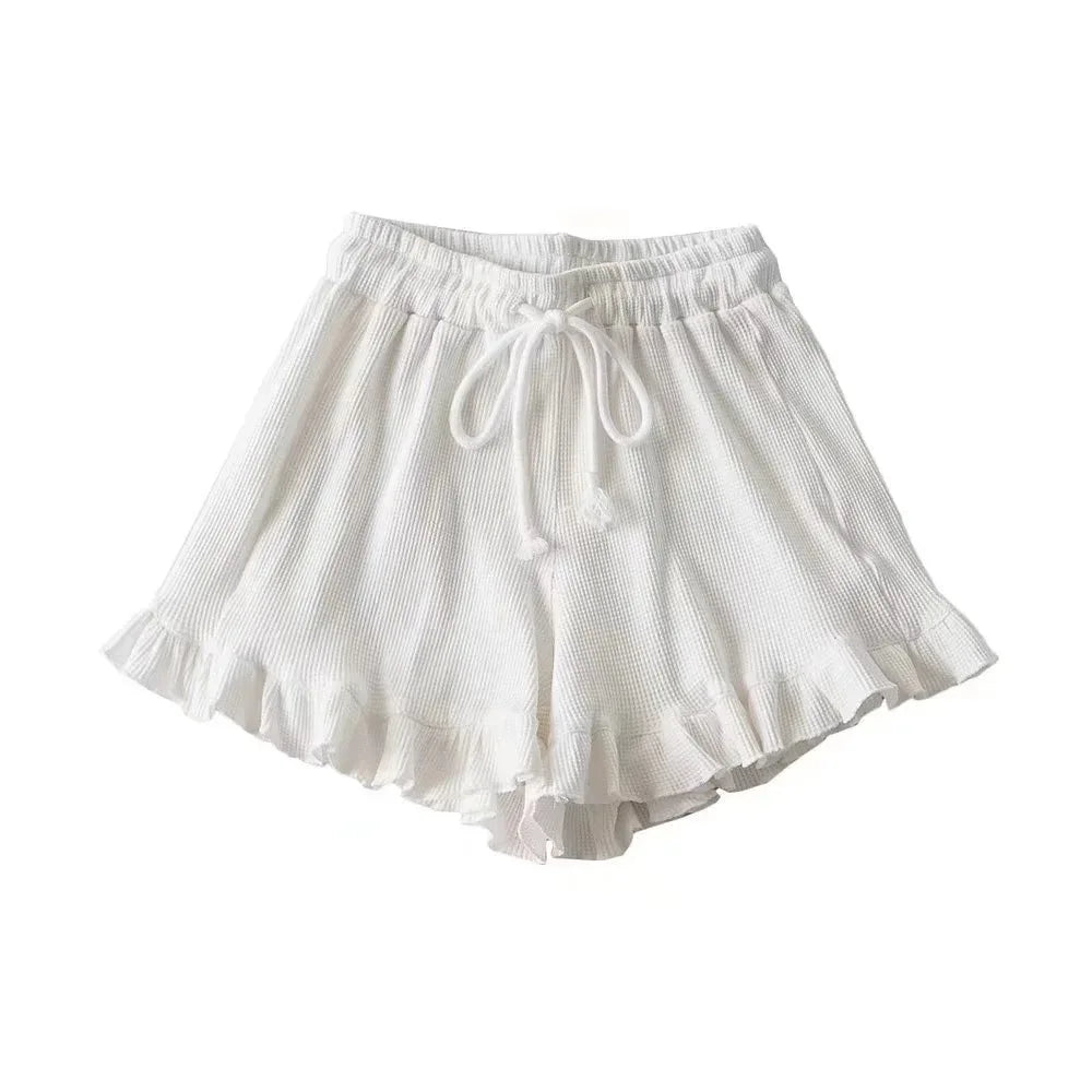 Shorts Donna Vita Alta con Coulisse – Pantaloncini Loose Estivi