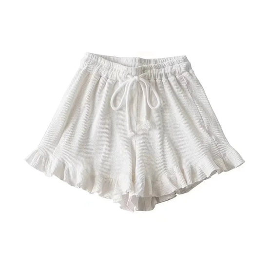 Shorts Donna Vita Alta con Coulisse – Pantaloncini Loose Estivi