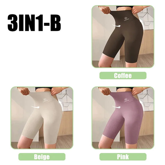 Shorts donna push-up vita alta 2025 – cycling fitness leggings per palestra e yoga