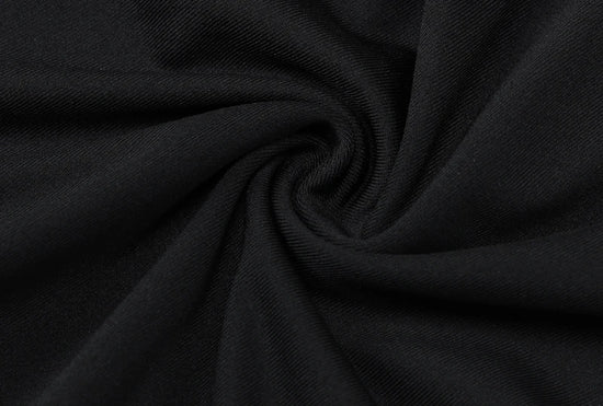 Abito Nero Elegante HugCitar – Maxi Dress Strapless Bodycon per Cerimonie, Party e Serate