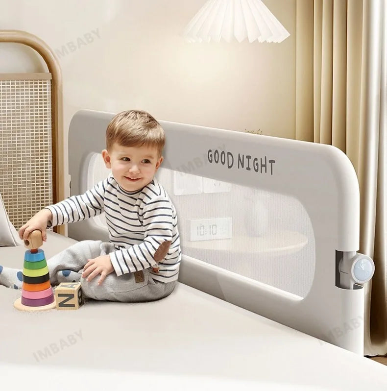 Sponda Letto Bambini Pieghevole – Barriera Anticaduta Regolabile