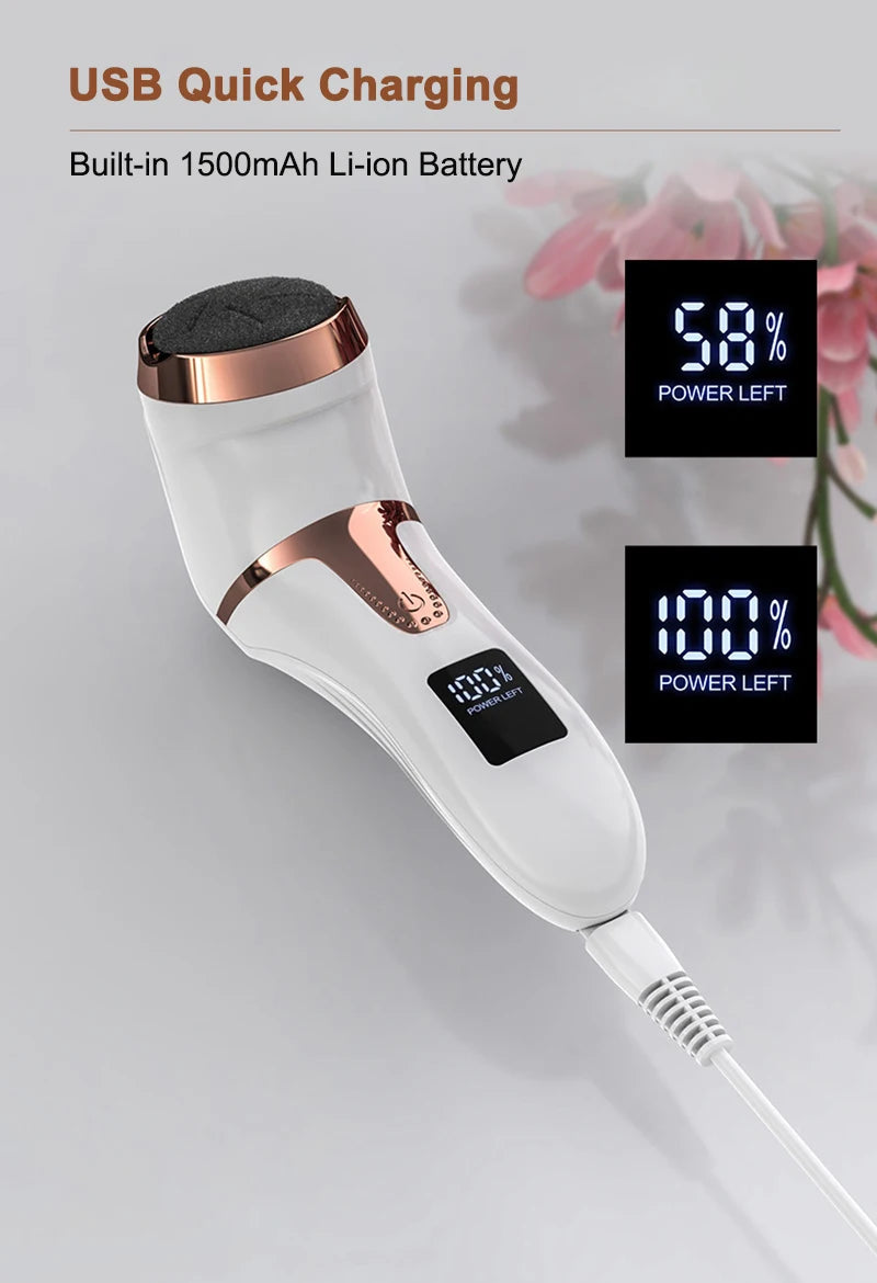 Rimuovi Calli Elettrico per Piedi – Pedicure Professionale Levigatore Talloni