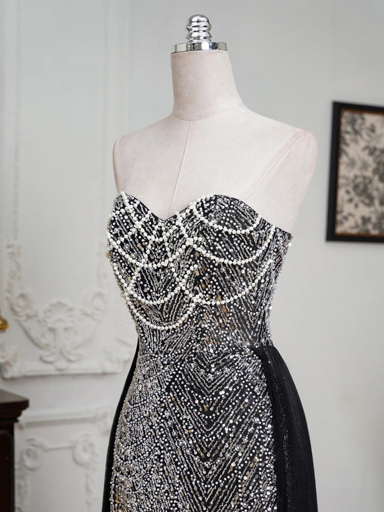 Abito Lungo Elegante con Spacco Alto – Vestito da Cerimonia e Gala