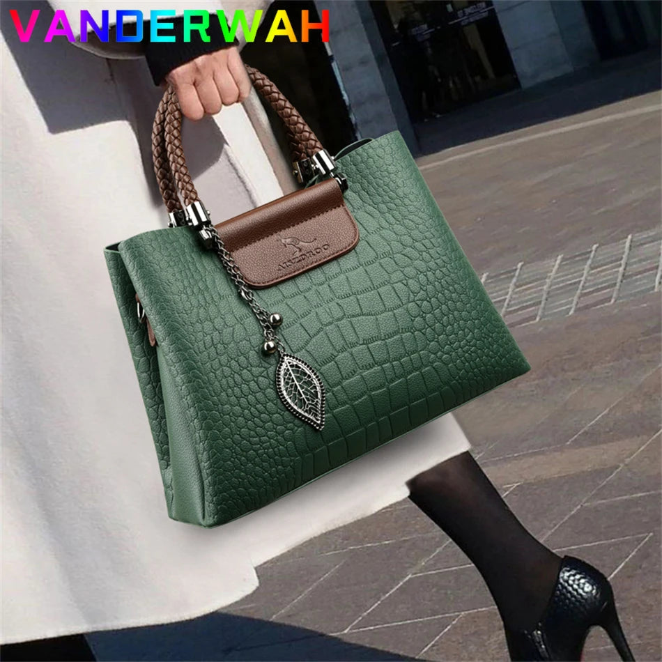 Borsa a tracolla donna con tasche e scomparti - foto 1 della galleria