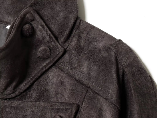 Giacca Effetto Camoscio Donna con Collo Alto e Zip - immagine 11