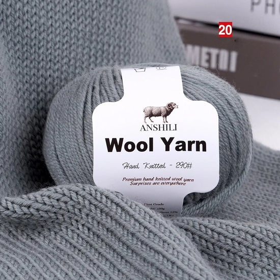 Filato Lana  Spessore Medio – Gomitolo per Maglieria e Uncinetto, Ideale per Maglioni & Accessori