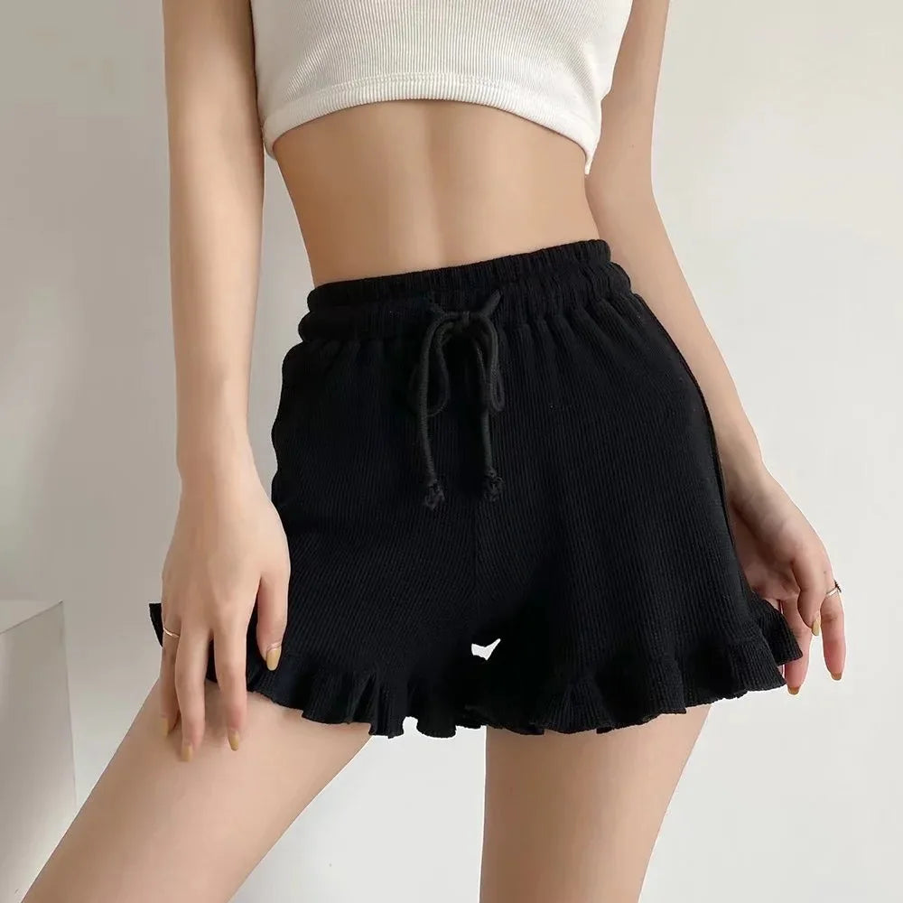 Shorts Donna Vita Alta con Coulisse – Pantaloncini Loose Estivi