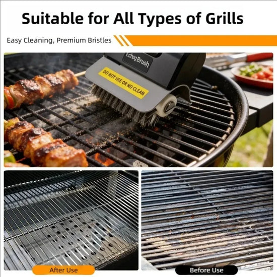Spazzola Elettrica per Barbecue – Pulizia Griglia BBQ Ricaricabile