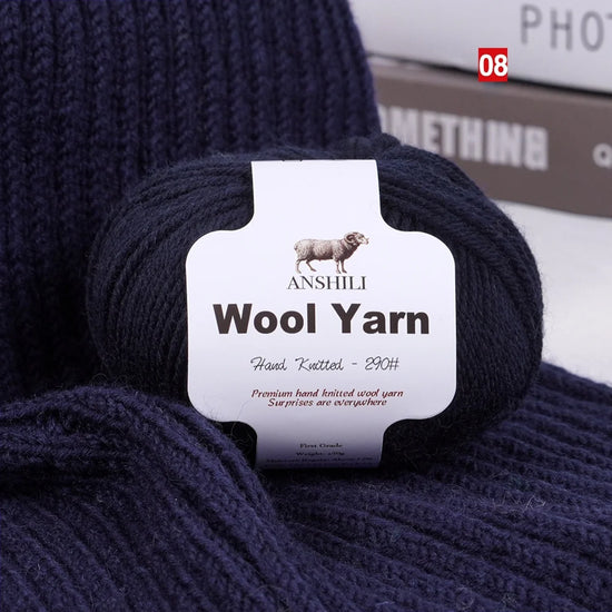 Filato Lana  Spessore Medio – Gomitolo per Maglieria e Uncinetto, Ideale per Maglioni & Accessori