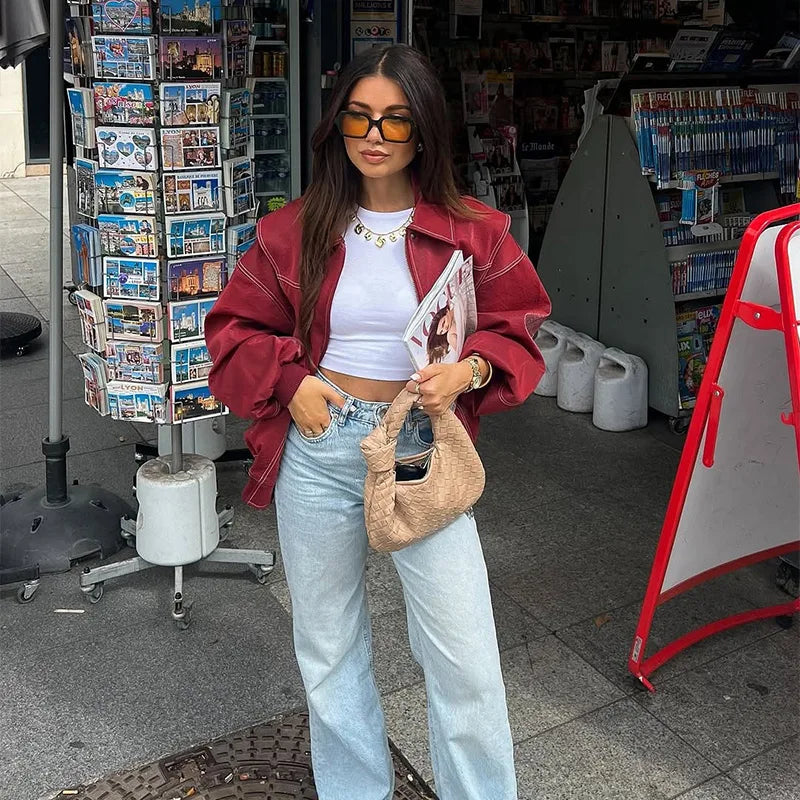 Bomber Donna Collo Alto con Zip - immagine 46