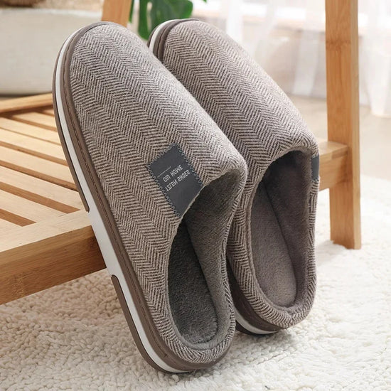 Ciabatte indoor unisex 2025 – suola alta in cotone, antiscivolo, pelose e super calde