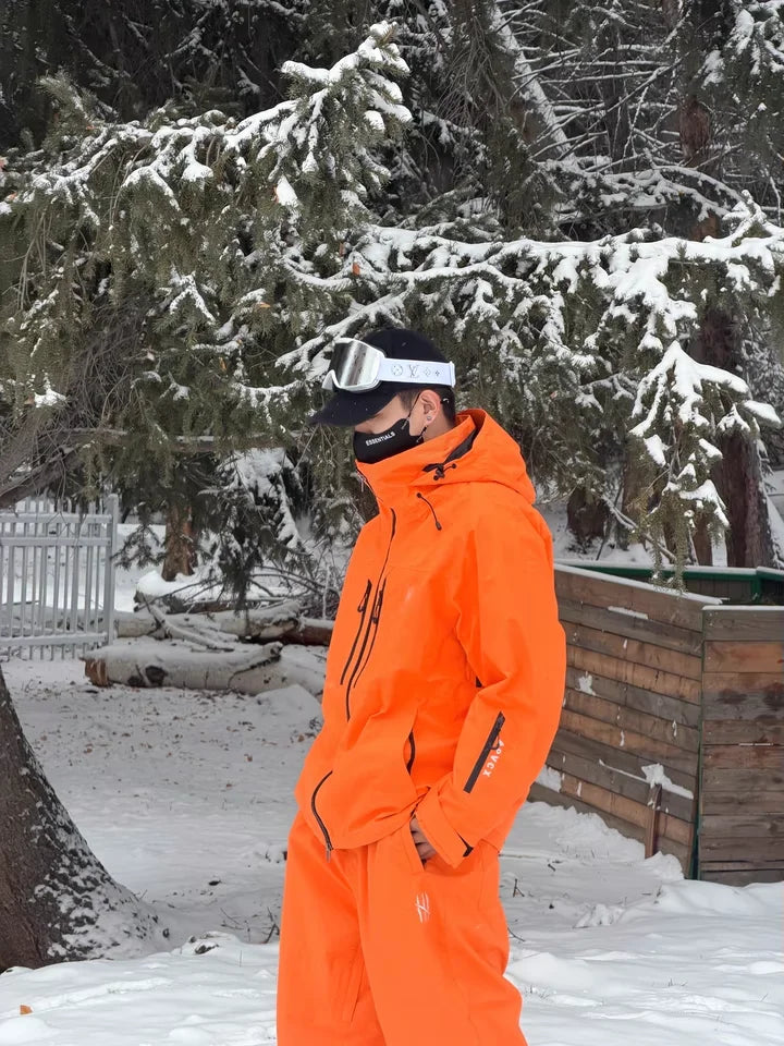 Completo sci e snowboard unisex con giacca e pantaloni