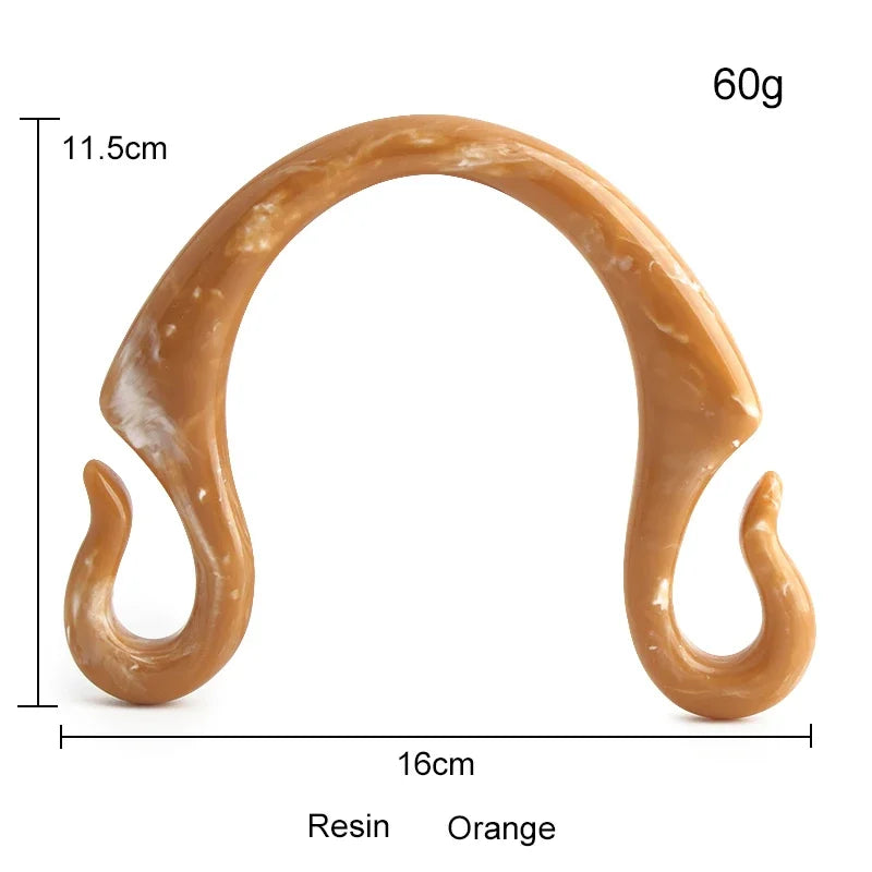 Set Manici per Borse in Resina – 2-10-20 pezzi per Fai-da-Te, Creazione Borse