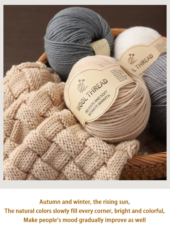 Set 10 Gomitoli Lana– 500 g Filato Medio-Spesso per Maglieria e Uncinetto