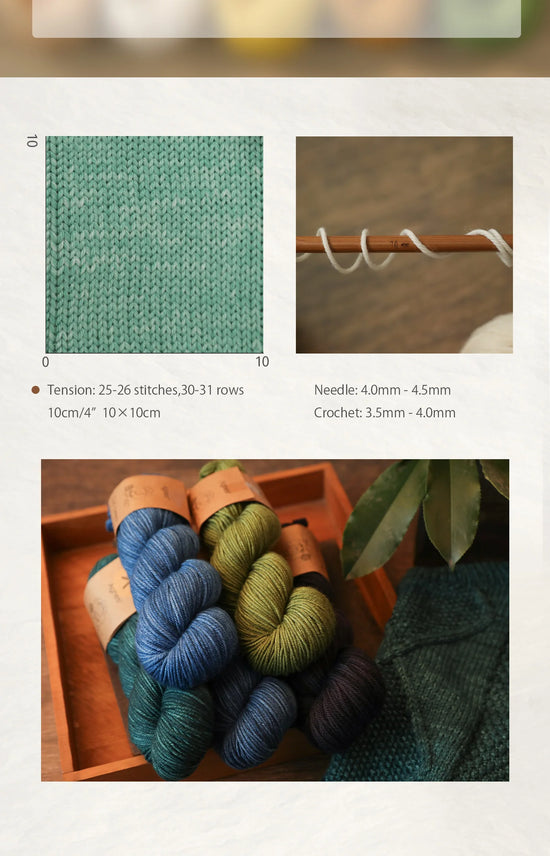 Filato Lana Merino Morbida – Gomitolo 100 g per Uncinetto e Maglieria DIY