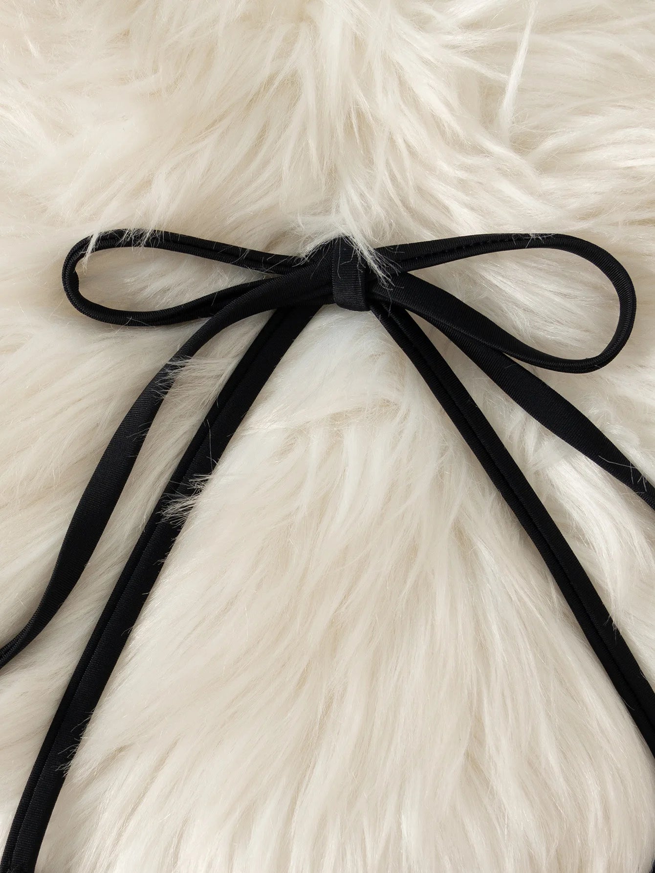 Bikini Nero con Paillettes – Costume Sexy Push Up Brillante