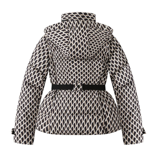Piumino Donna con Cappuccio e Cintura - immagine 3