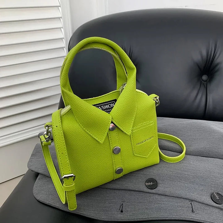 Borsa compatta quadrata in PU – shoulder / crossbody bag con zip, design elegante e di qualità per donna 2025