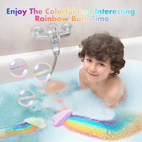 Bombe da Bagno Oceano Arcobaleno con Sorpresa – Bath Bomb Colorate per Bambini
