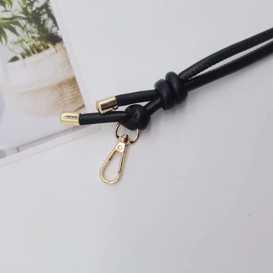 Tracolla in pelle regolabile per borsa fai da te – Lunghezza 80–140 cm
