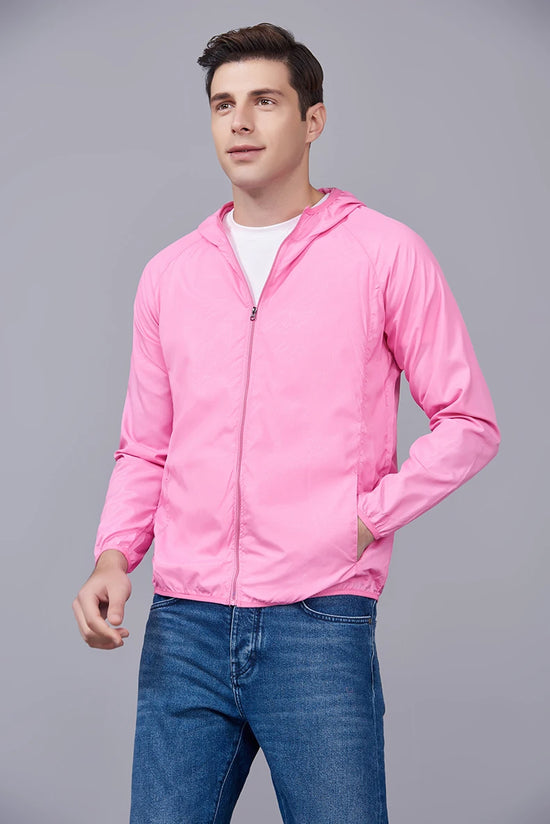 Giacca trekking unisex impermeabile e quick-dry – antivento, anti-UV e pieghevole per escursioni