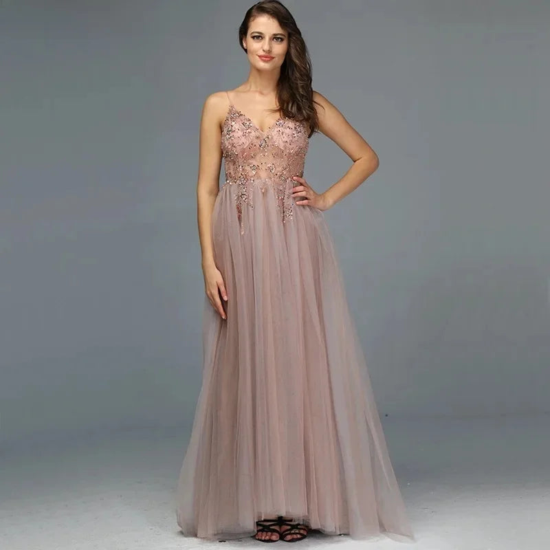 Abito Sera Donna in Aeromesh – Slim Fit Elegante per Gala, Prom e Damigella