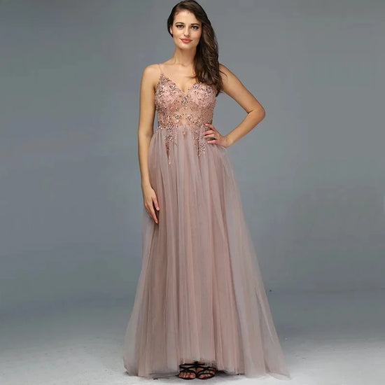 Abito Sera Donna in Aeromesh – Slim Fit Elegante per Gala, Prom e Damigella