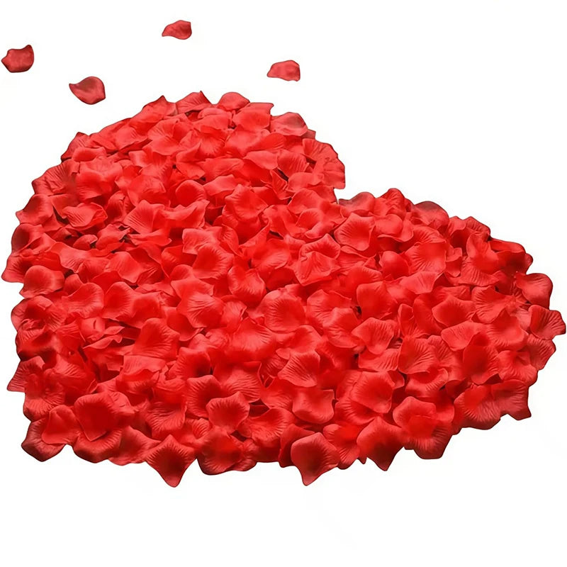 Petali di Rosa Artificiali 100–1000 pezzi – Decorazioni Romantiche San Valentino