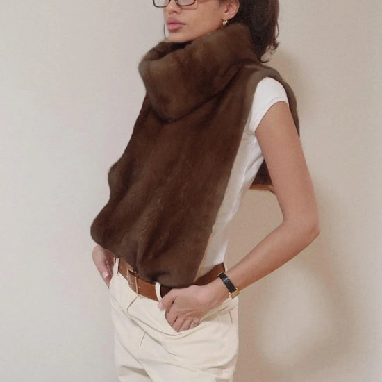 Cappotto donna in pelliccia sintetica dal taglio ampio