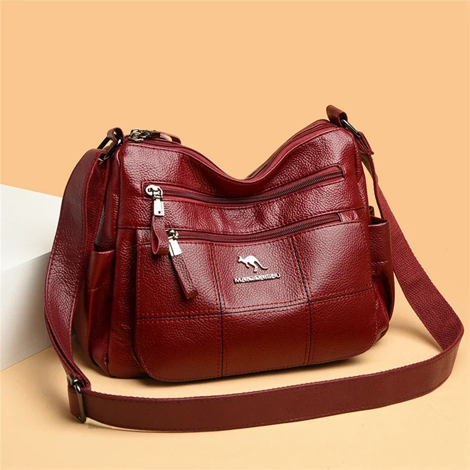Borsa a tracolla donna con tasche e scomparti - foto 124 della galleria