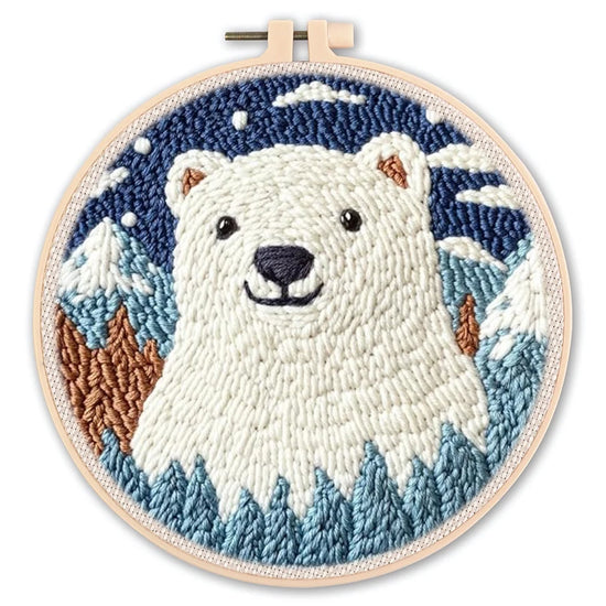 Kit Punch Needle Animali – Ricamo DIY Facile per Principianti