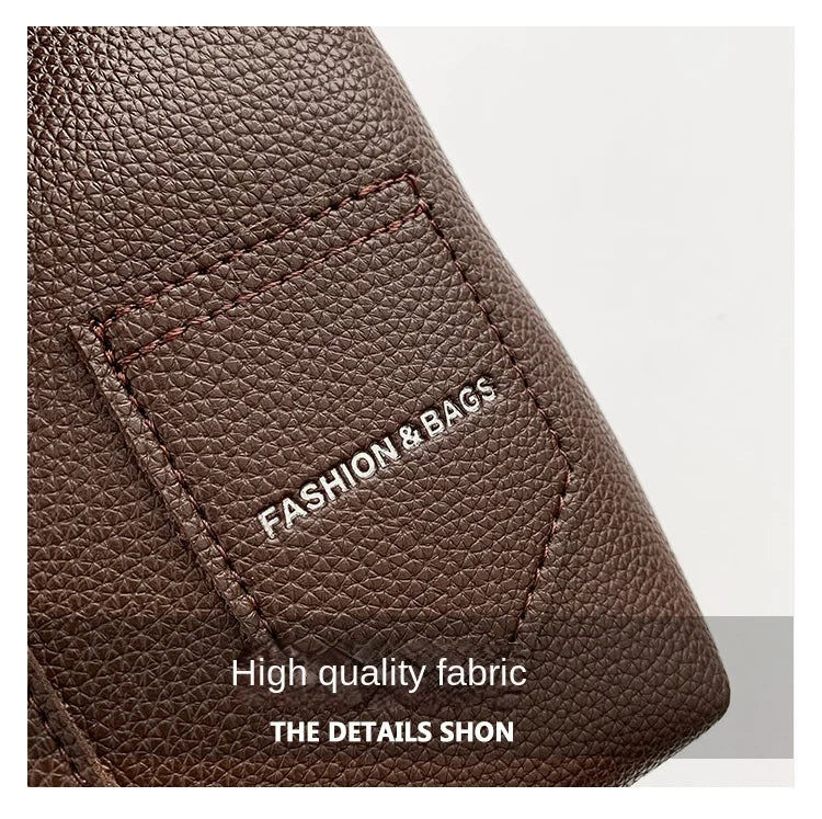 Borsa compatta quadrata in PU – shoulder / crossbody bag con zip, design elegante e di qualità per donna 2025
