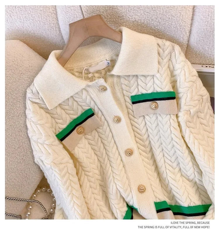 Completo Donna Maglia 2 Pezzi – Set Autunno/Inverno Casual in Knit