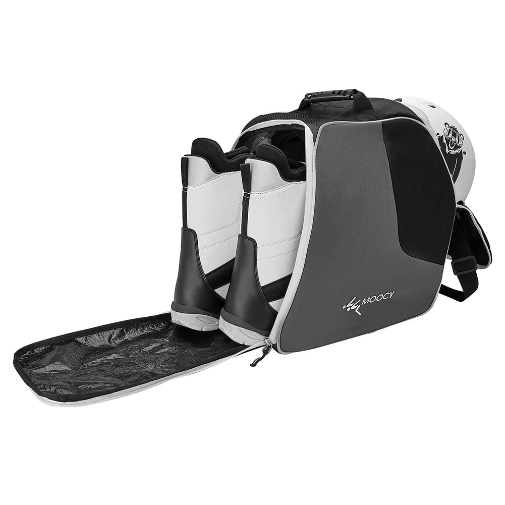Borsa per scarponi da sci & snowboard impermeabile – porta-boot leggera da viaggio, casco, guanti con scomparto wet/dry