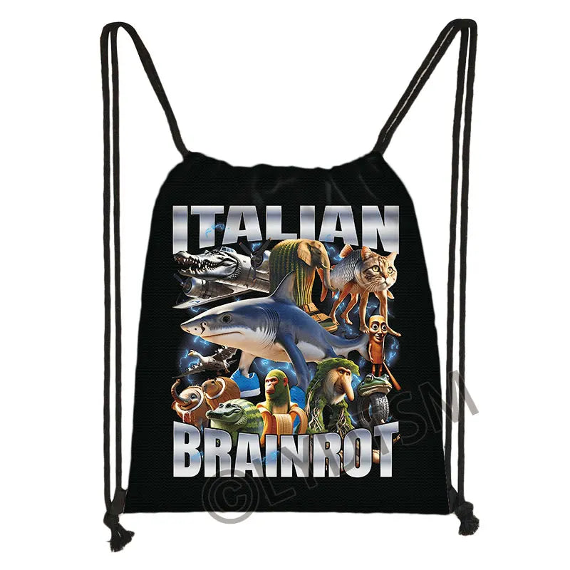 Zaino Brr Brr Patapim | Character meme Italian Brainrot da collezione