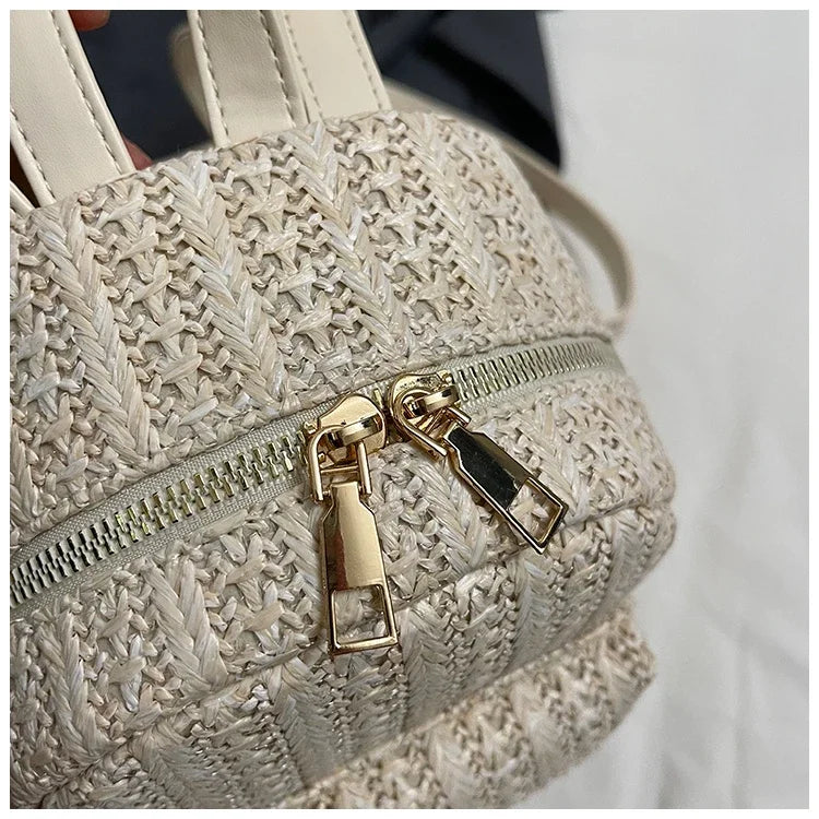 Zaino Mini Donna in Paglia 2025 – Casual Estivo e Versatile