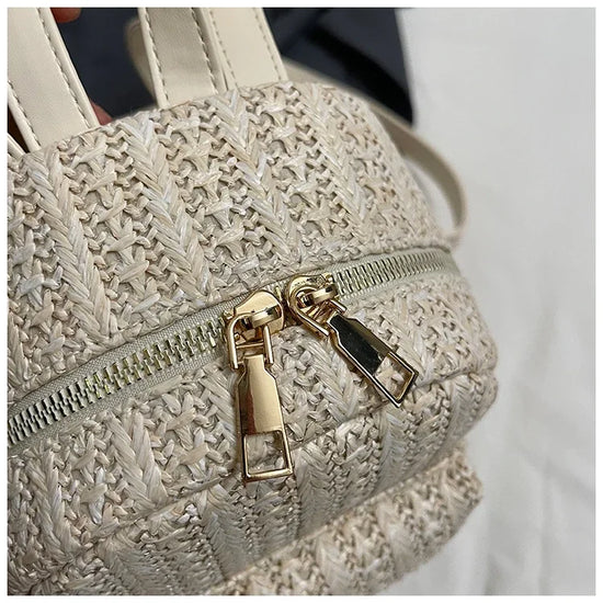 Zaino Mini Donna in Paglia 2025 – Casual Estivo e Versatile