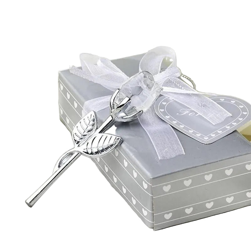 Rose di Cristallo in Vetro 6 Colori – Regalo Romantico per San Valentino