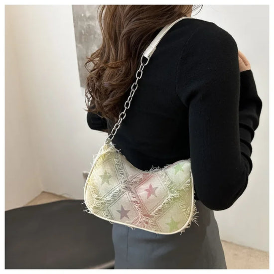 Borsa etnica donna 2025 – underarm bag spalla casual versatile, stile etnico estivo trendy