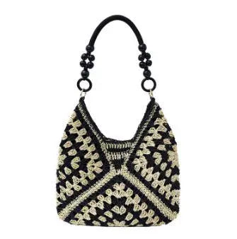 Borsa Tote Donna in Paglia Intrecciata – Shopper Estiva Capiente