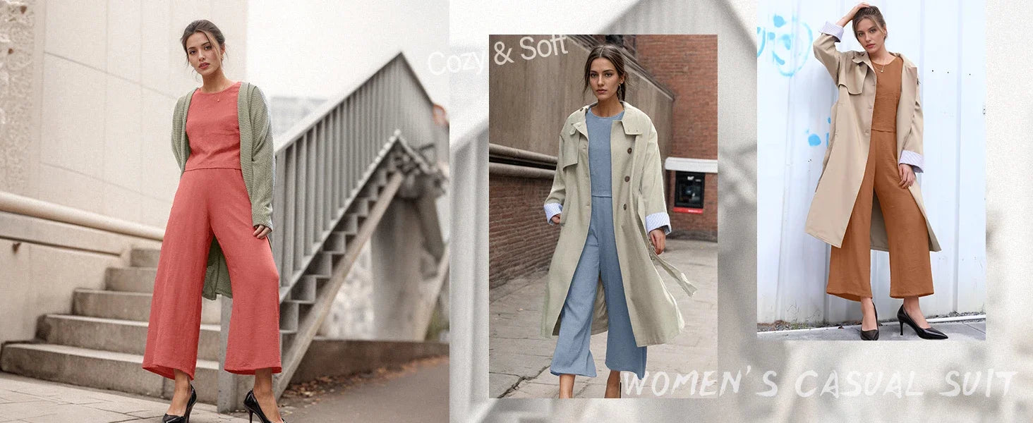 Set 2-pezzi donna stampa leopardo canotta e pantaloni — completo casual estate/inverno, stile urban street