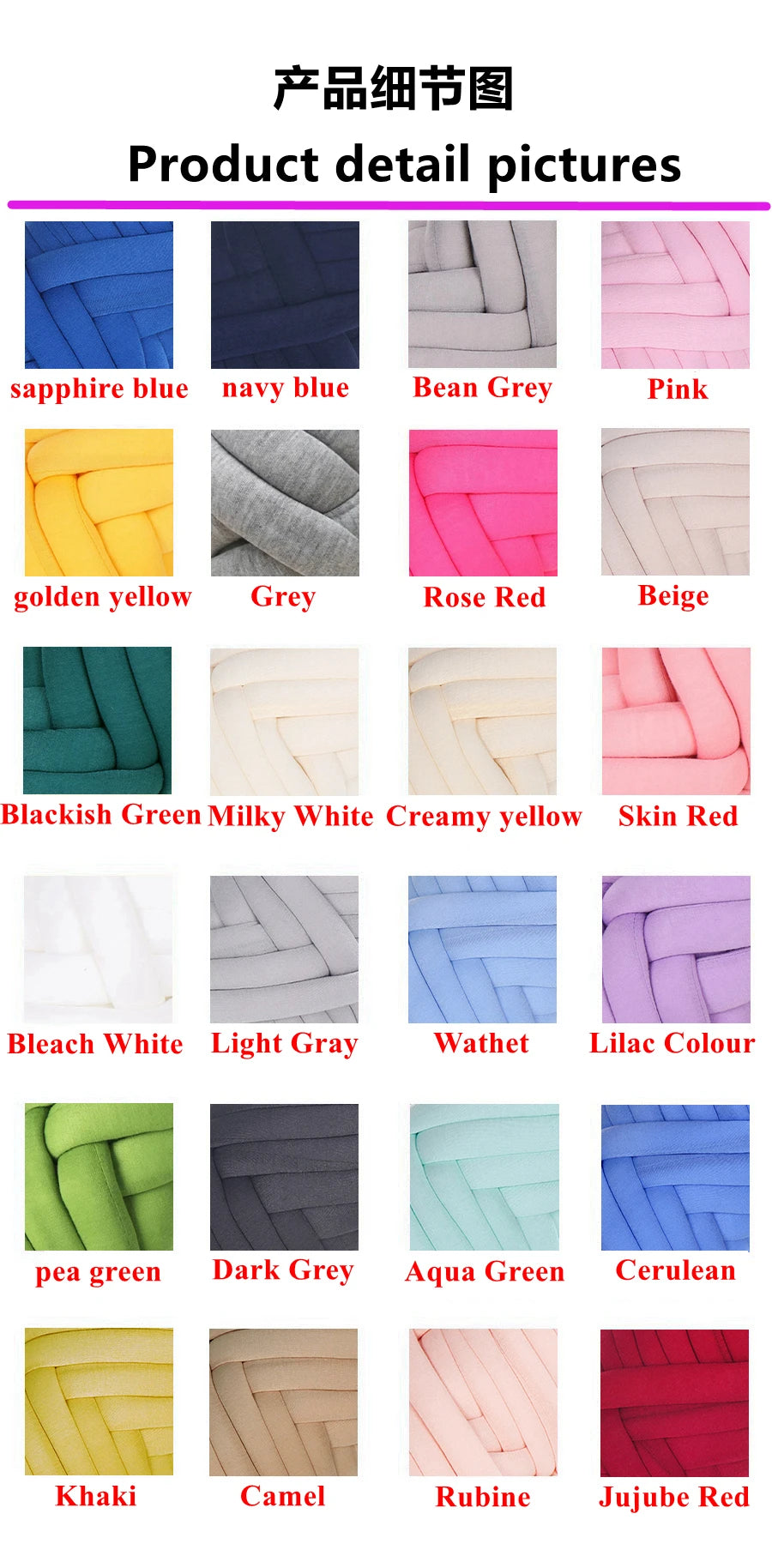 Filato Tubolare Ultra Grosso 500 g — Cored Cotton & Wool per Coperta, Cappello, Arm Knitting e Progetti DIY