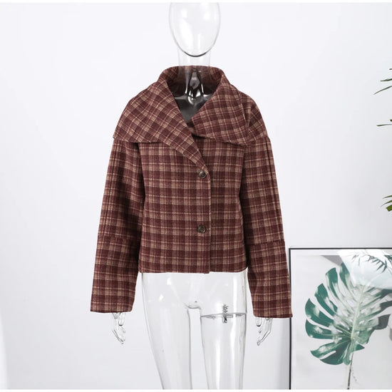 Giacca donna con collo alto e bottoni, modelli 01-04