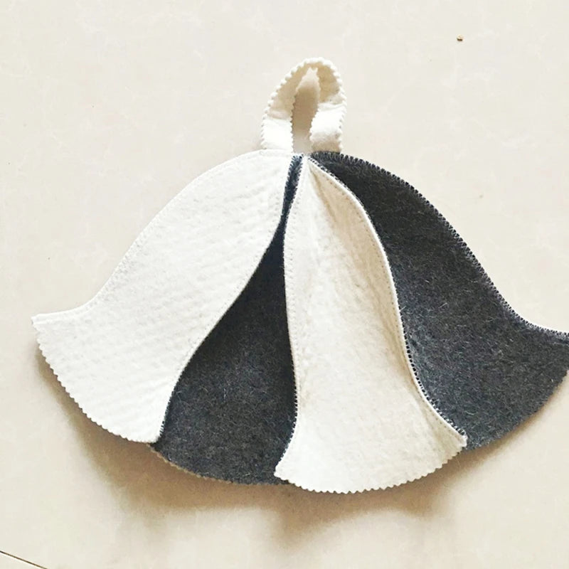 Cappello Sauna Sauna Hat in Feltro Anti-Calore Stile Russo | Protezione Testa