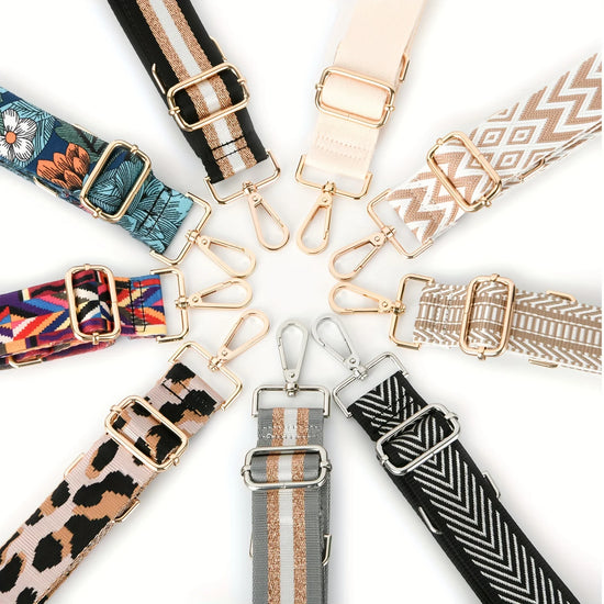 Tracolla borsa regolabile stile “guitar strap” 2025 – cinghia staccabile stampata, originale crossbody / shoulder strap