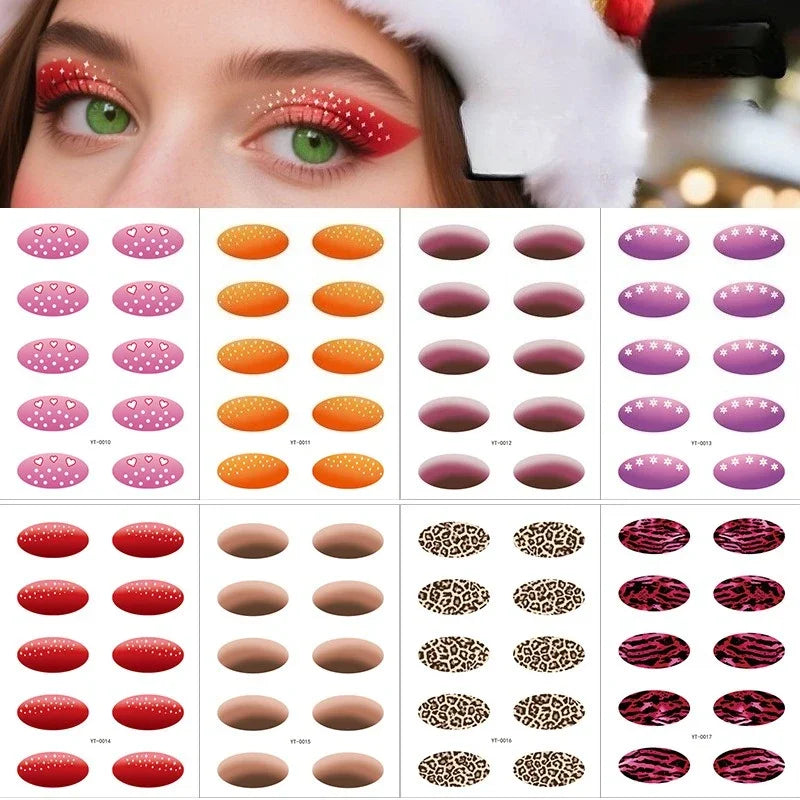 Adesivi Ombretto Occhi Waterproof – Stickers Trucco Party